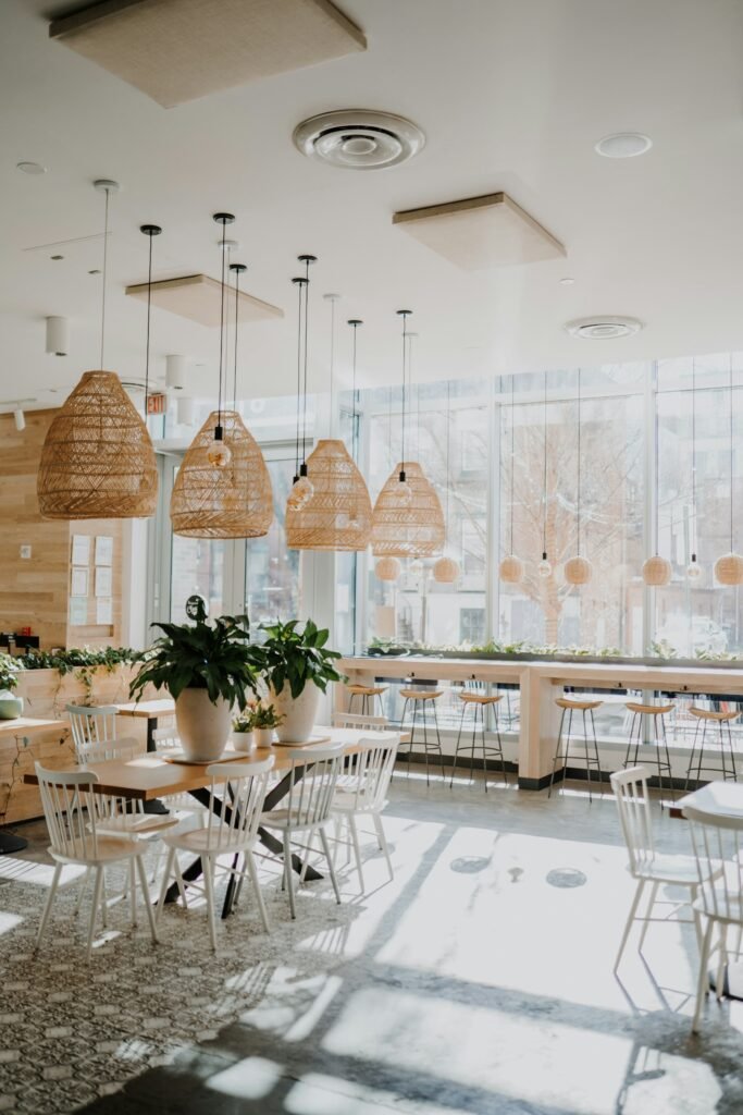 Restaurante con climatización